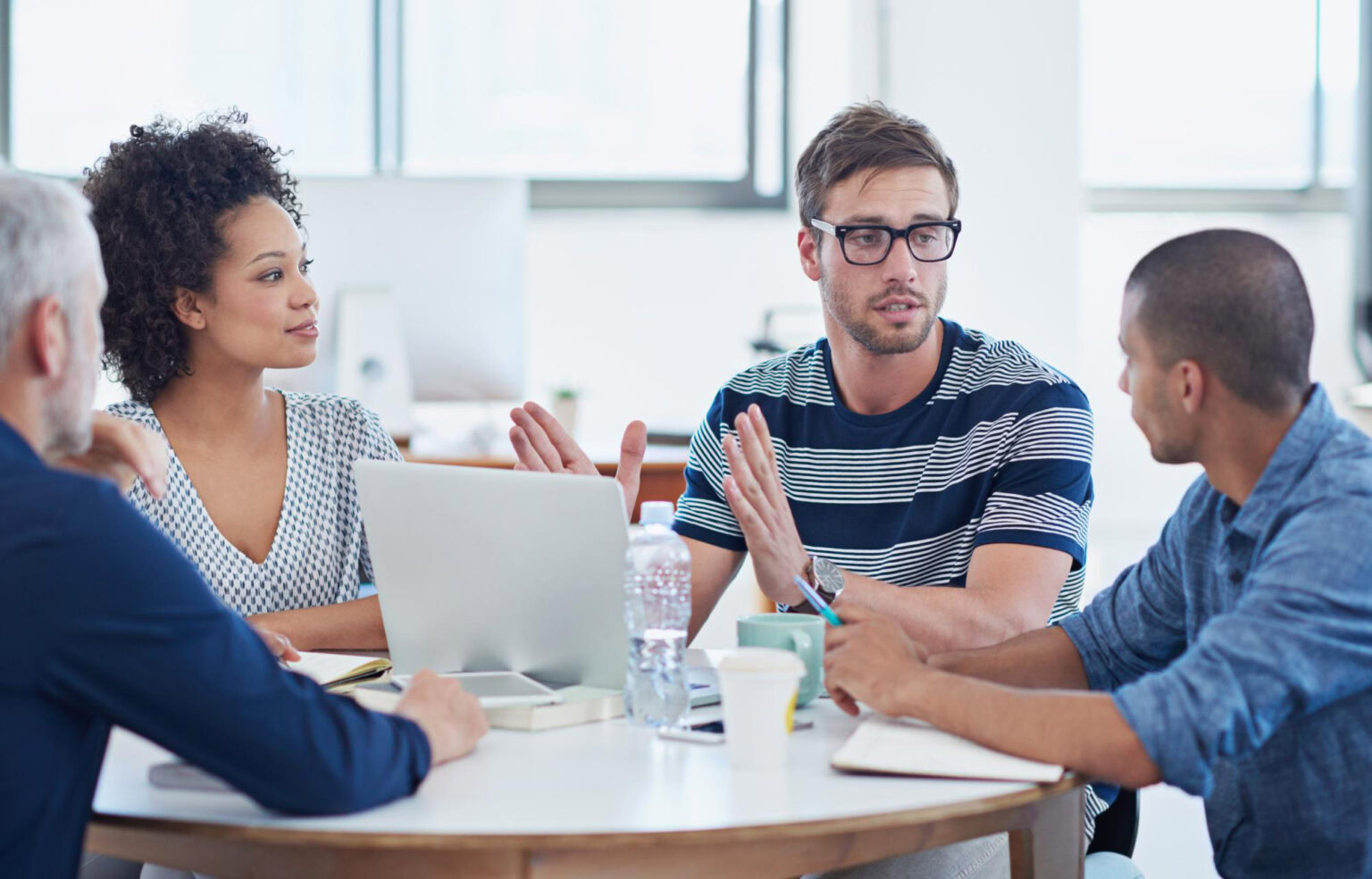 A product team discusses the choice of third-party tools