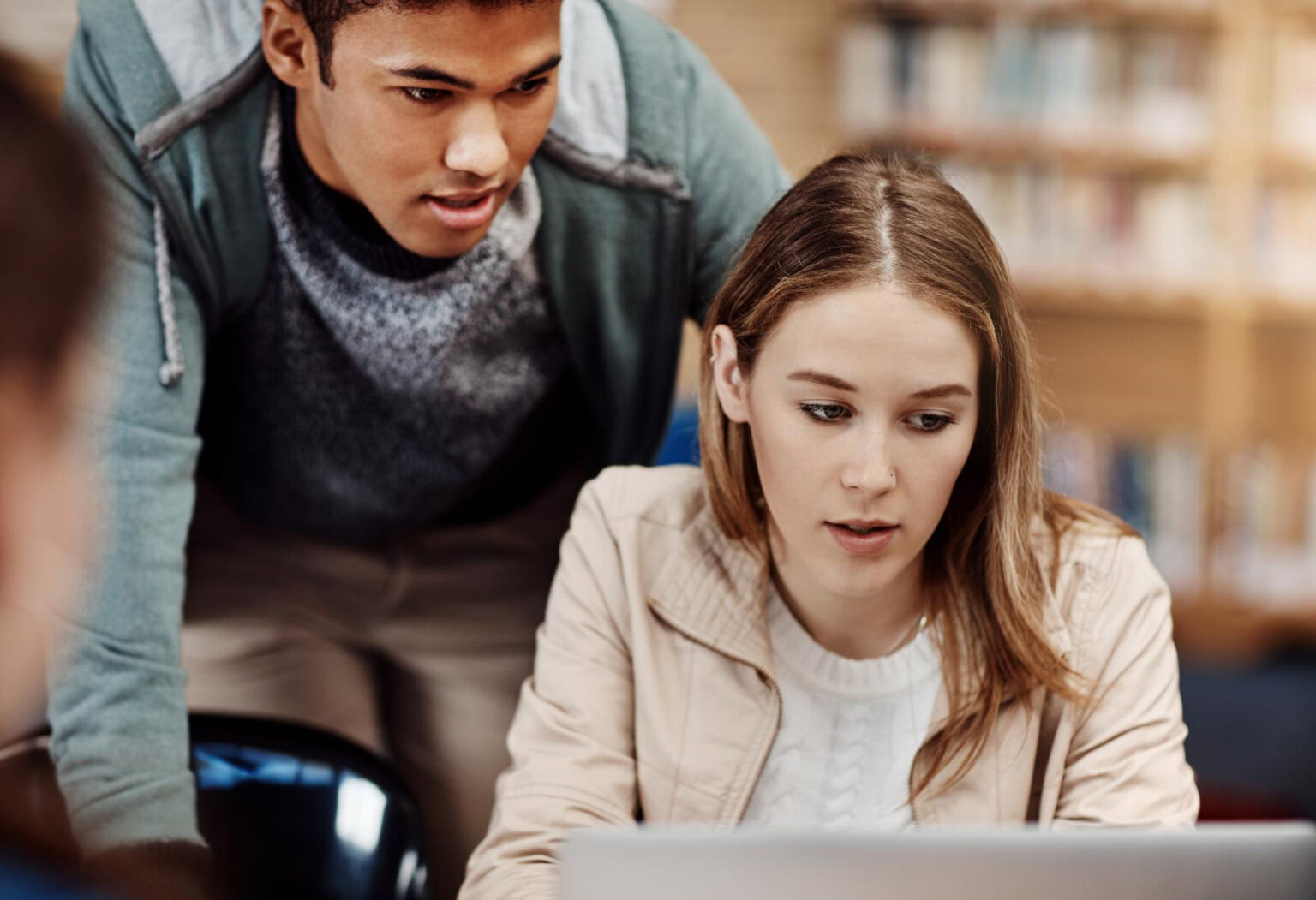 Students browsing a Drupal site